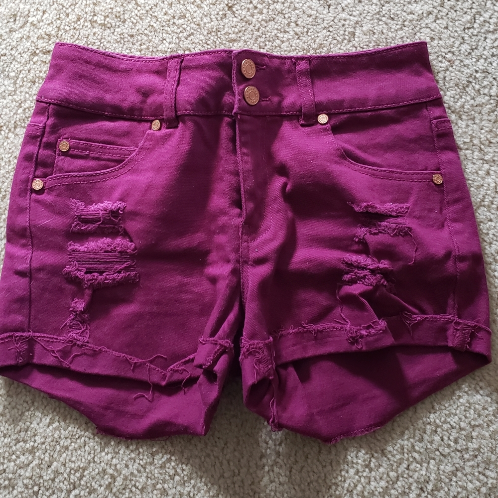 High waisted shorts